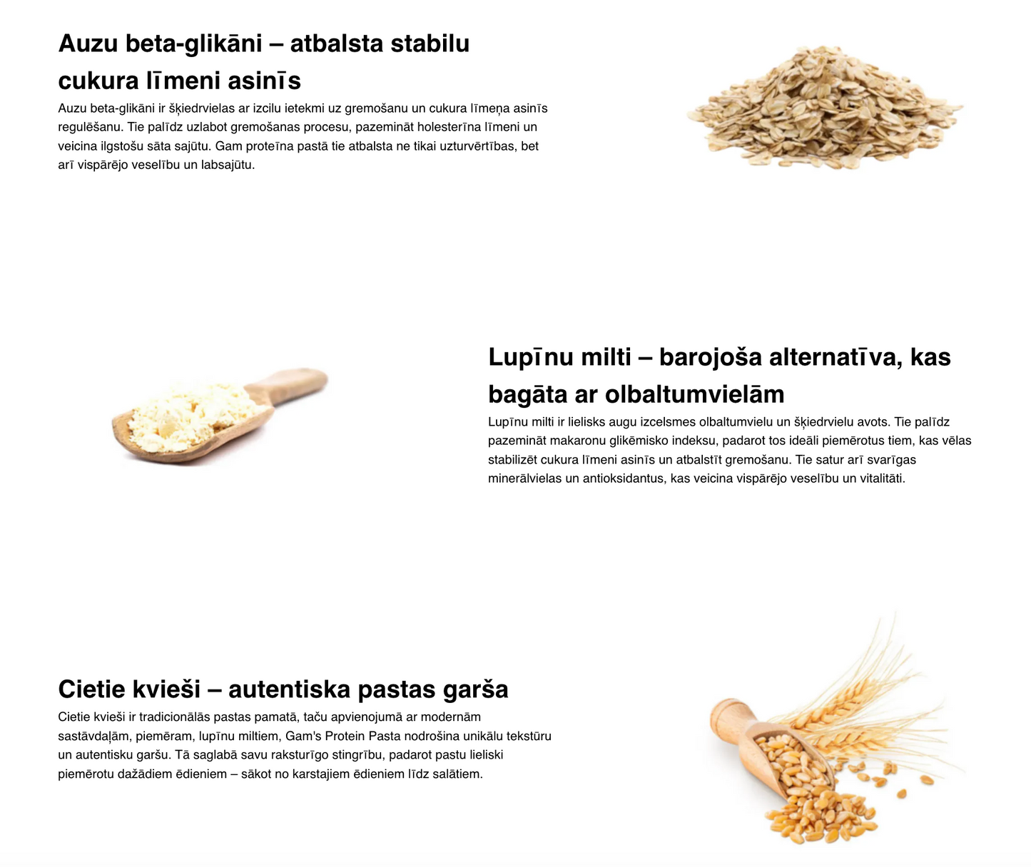 Gam's proteīna makaroni Penne 250g