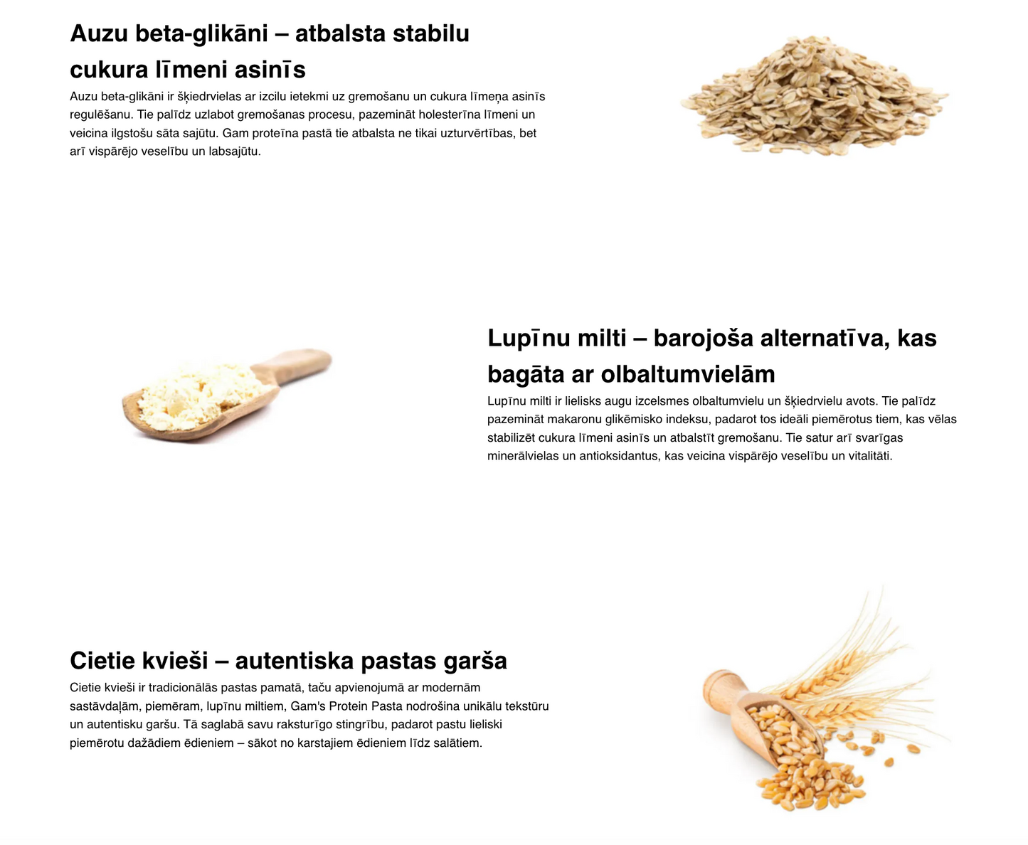 Gam's proteīna makaroni Spaghetti 250g