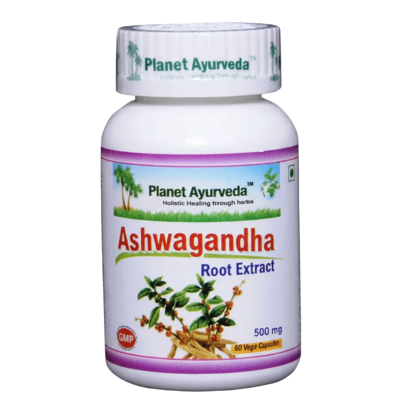 Ashwagandha Organic kapsulas 60 gab. - stress, nervozitāte, izsīkums, afrodiziaks