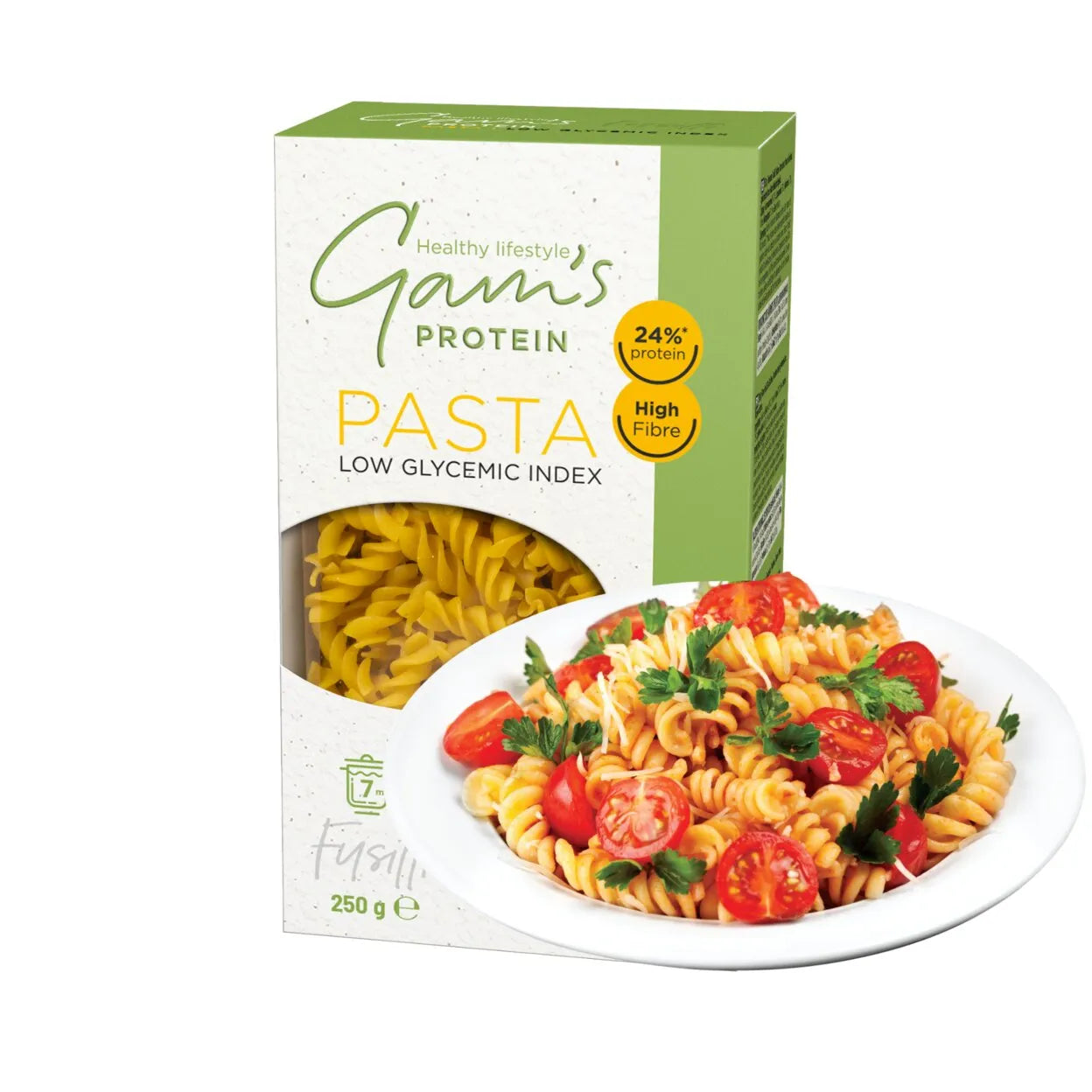 Gam's proteīna makaroni Fusili 250g