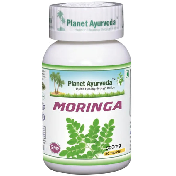 Moringa Organic kapsulas 60 gab. - Anēmija, podagra, artrīts, vitamīnu trūkums