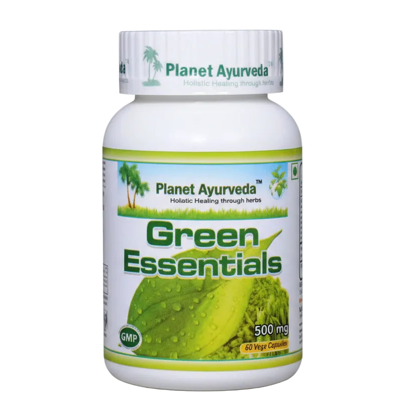 Green Essentials kapsulas 60 gab. - bagātīgs vitamīnu un minerālvielu avots